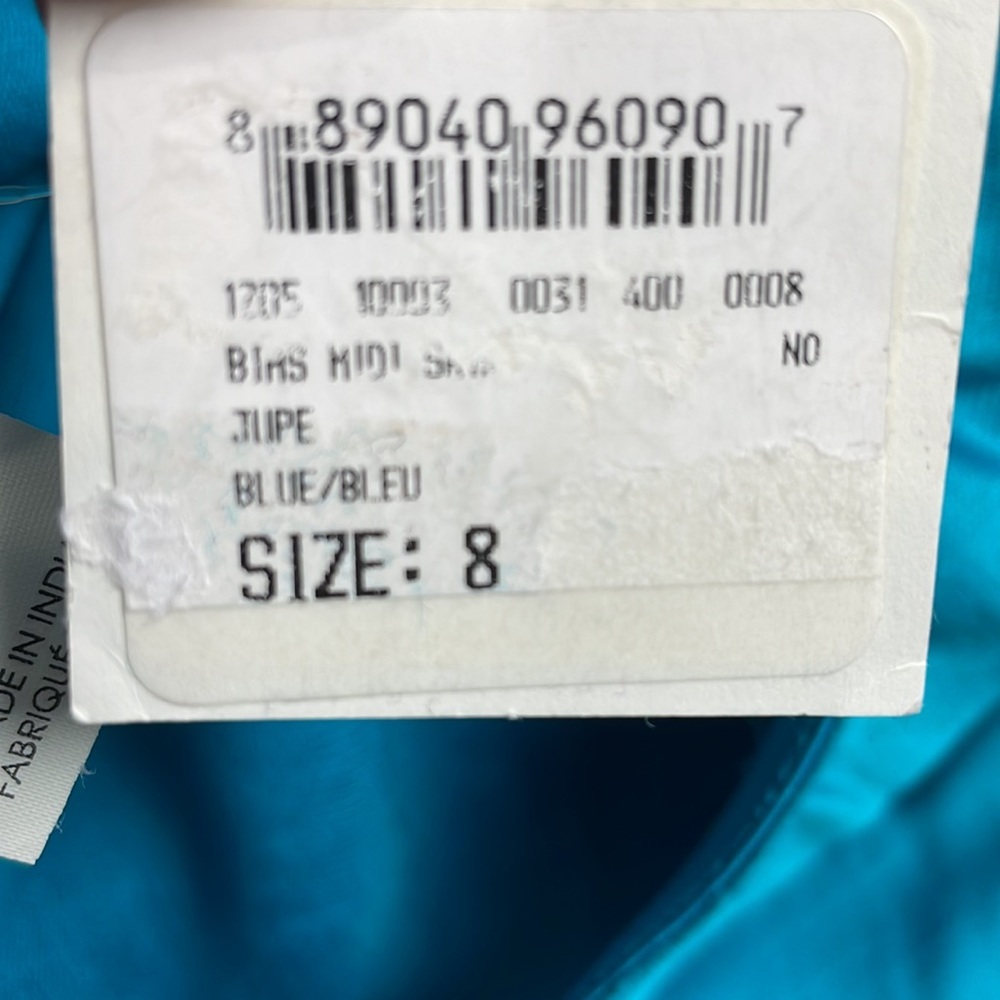 NWT Club Monaco Bias Midi Skirt size 8 - Picture 10 of 10